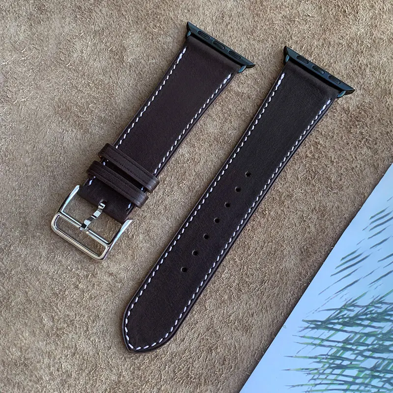 Kebitt Genuine Leather Apple Watch Strap - Elegantly Crafted Watchband