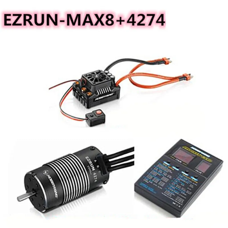 Двигатель Hobbywing EzRun MAX8 150A 3-6S LiPo ESC &amp V3 4274 2200KV для машин/багги/Monster Trucks | Игрушки и