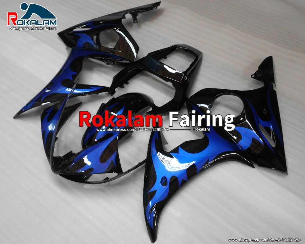 

ABS Fairings For Yamaha R6 YZFR6 2003 2004 YZF600 03 04 Blue Black Motorcycle Body Kit (Injection Molding)