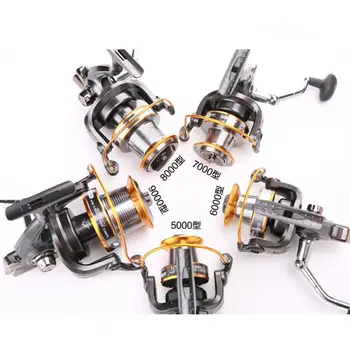 

Left/Right Interchangeable LJ3000-9000 Super Big Sea Fishing Wheel High Speed Metal Spinning Coil Oblique Line Cup Fishing Reel