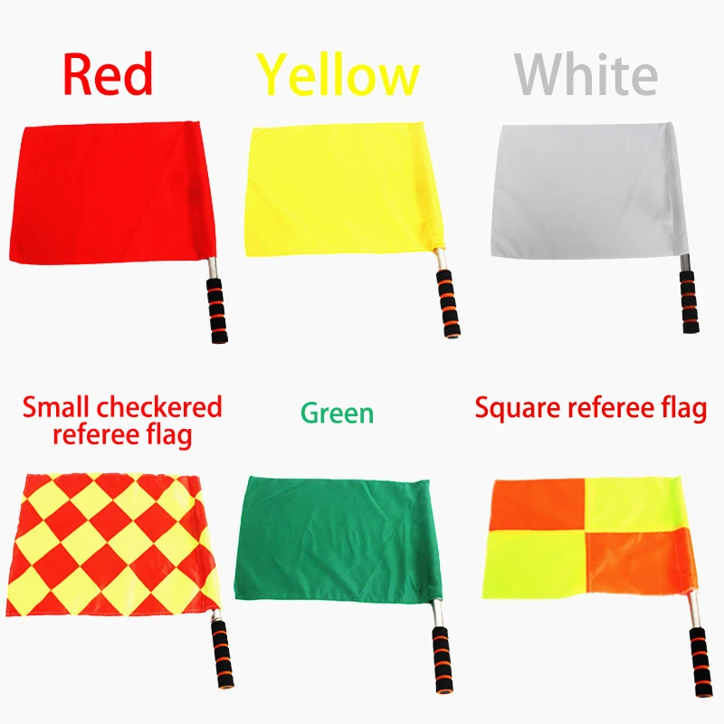 

Soccer referee flag Fair Play Sports match Football Linesman flags Referee equipment
