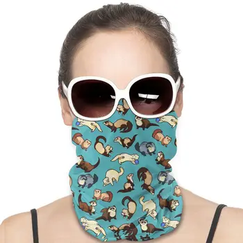 

Cat Snakes In Blue Men's Woman's Headwrap Neck Gaiter Multipurpose Windshield Sunscreen UV Dust Protection for Training