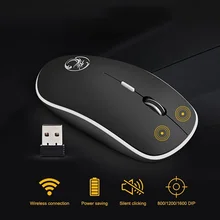 4 цвета портативная деловая Бесшумная Беспроводная usb-мышь 3 Уровня Регулируемая dpi Бесшумная игровая мышь для ноутбука ПК мышь