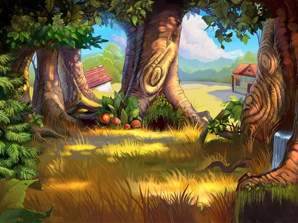 

SHUOZHIKE Vinyl Custom Photography Backdrops Prop Fairy Tale theme Photo Studio Background 171130-05