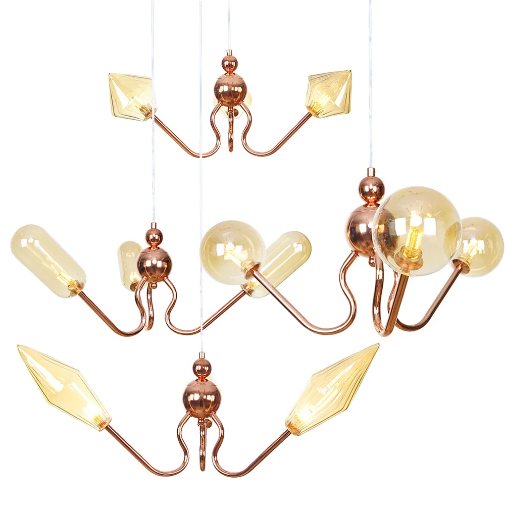 Europe Light Luxury Modern Restaurant Living Room Dining Table Simple Fashion Coffee Shop Milk Tea Clothing Chandelier | Освещение