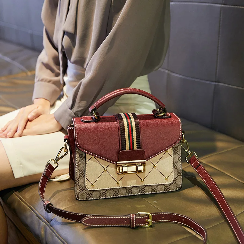 

Bag Women's 2020 New Style Shoulder Bag Europe And America Hot Selling Handbag Square Sling Bag