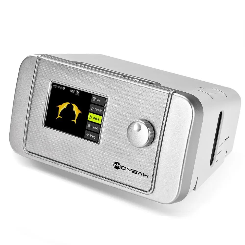 MOYEAH Двухуровневая CPAP Машина Авто BiPAP BPAP медицинское оборудование прибор от апноэ во сне с увлажнителем полное лицо/назальная Маска трубки