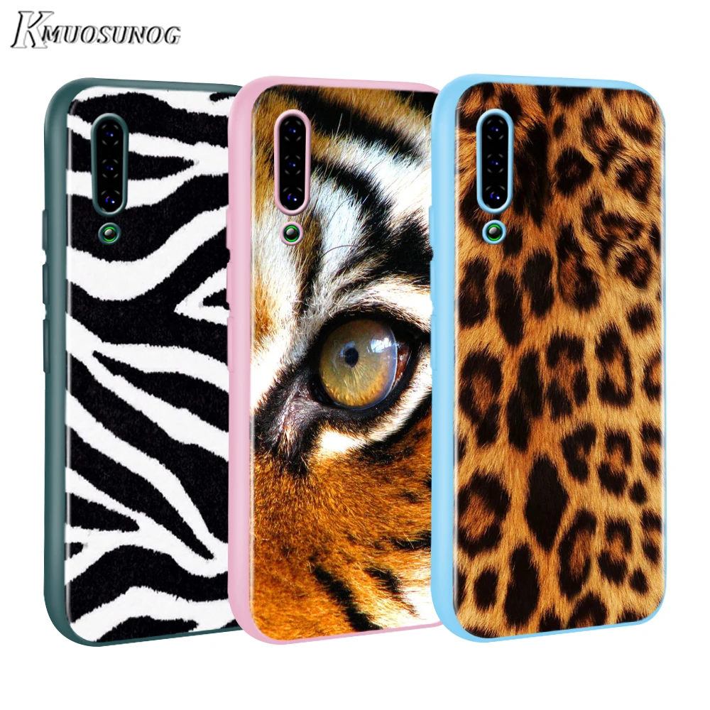 

Hot Tiger Leopard Baseus Candy Color Cover for Xiaomi Mi NOTE 10 9 8 Pro 9T SE A1 A2 A3 CC9 SE Lite F1 Phone Case