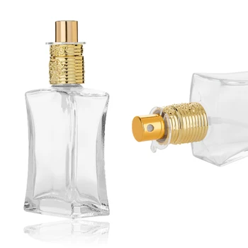 

MUB-50ml Metal Sprayer Pump Bottle Perfume Glass Travel Refillable Perfume Bottle Empty Container Glass Perfume Bottles Atomizer