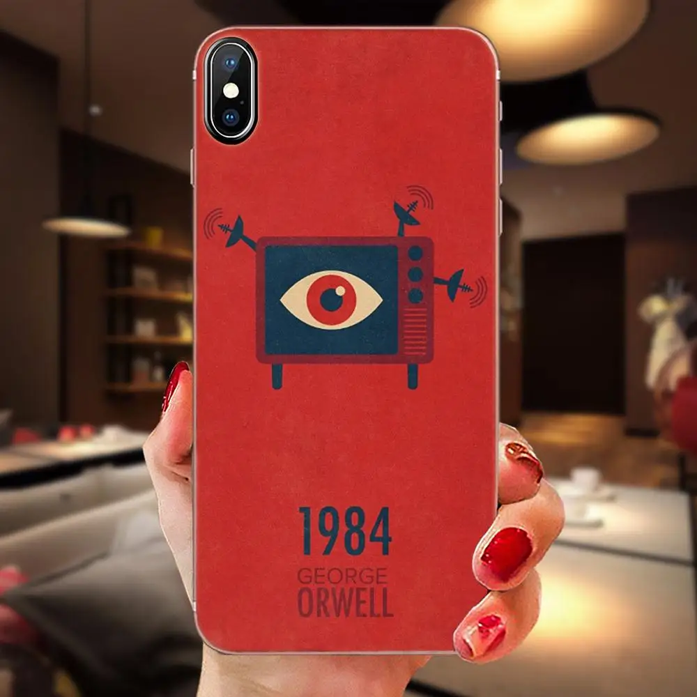 Задняя крышка красочная для Samsung Galaxy Note 5 8 9 S3 S4 S5 S6 S7 S8 S9 S10 5G mini Edge Plus Lite 1984 George Orwell Book