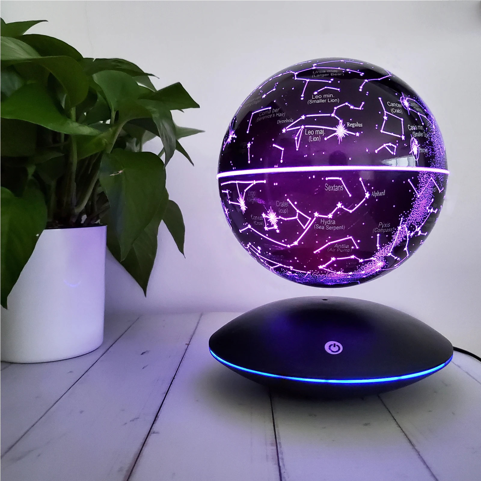Magnetic Levitation Globe Floating Constellation Ball 6inch Unique Table  Lamp LED Starlight Ball Special Gifts Home Decorations