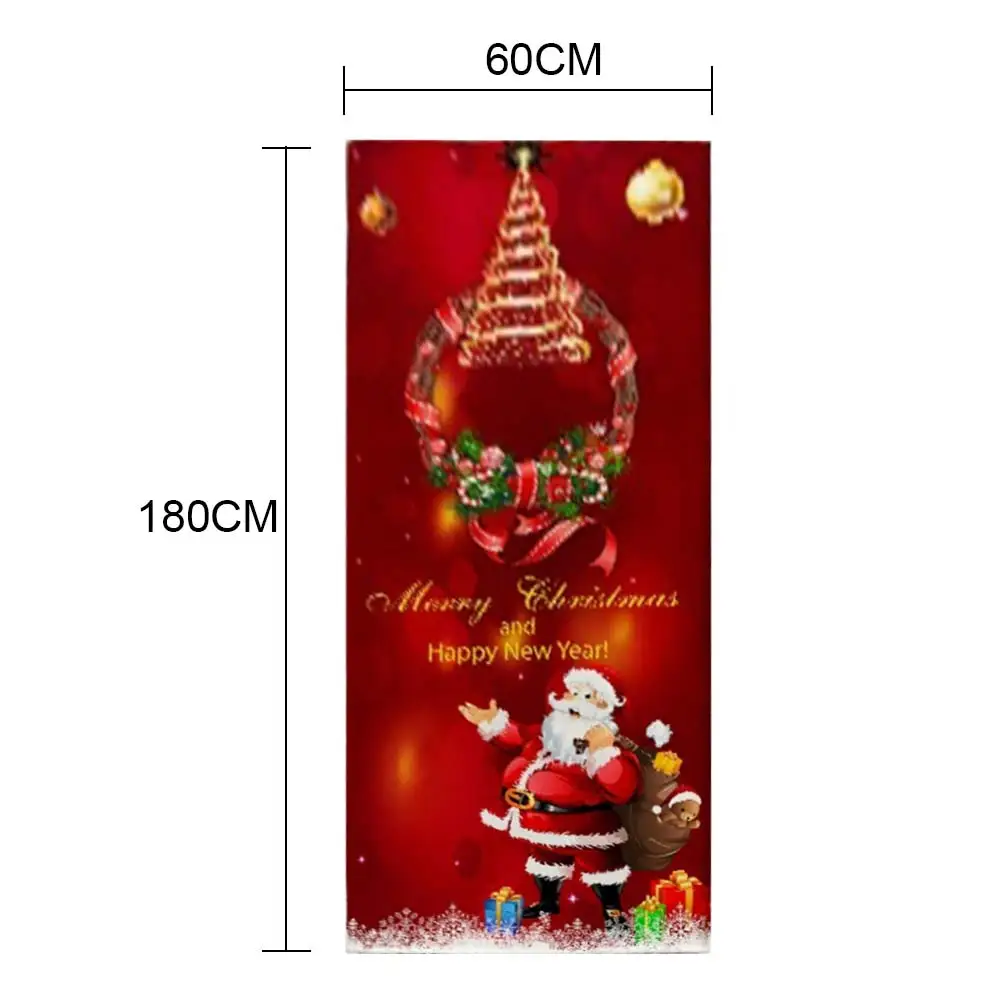 Рождественский Домашний напольный коврик под дверь Санта Клаус фланелевый мульти-узор орнамент фестиваль Декор коврик ковер удобный