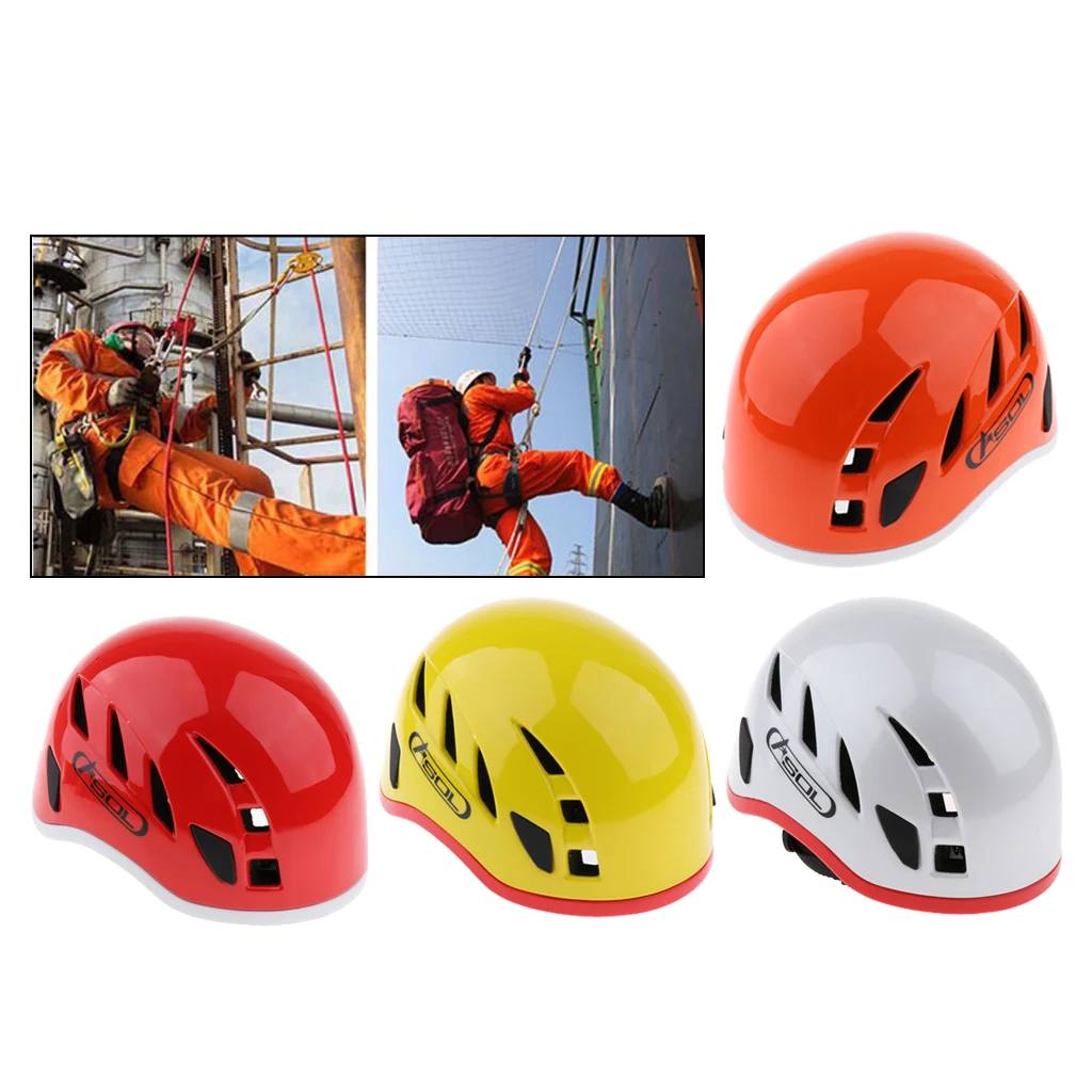

Professional Safety Half Dome Safety Helmet Hard Hat For Rock Climbing Caving Rescue Downhill Equipment