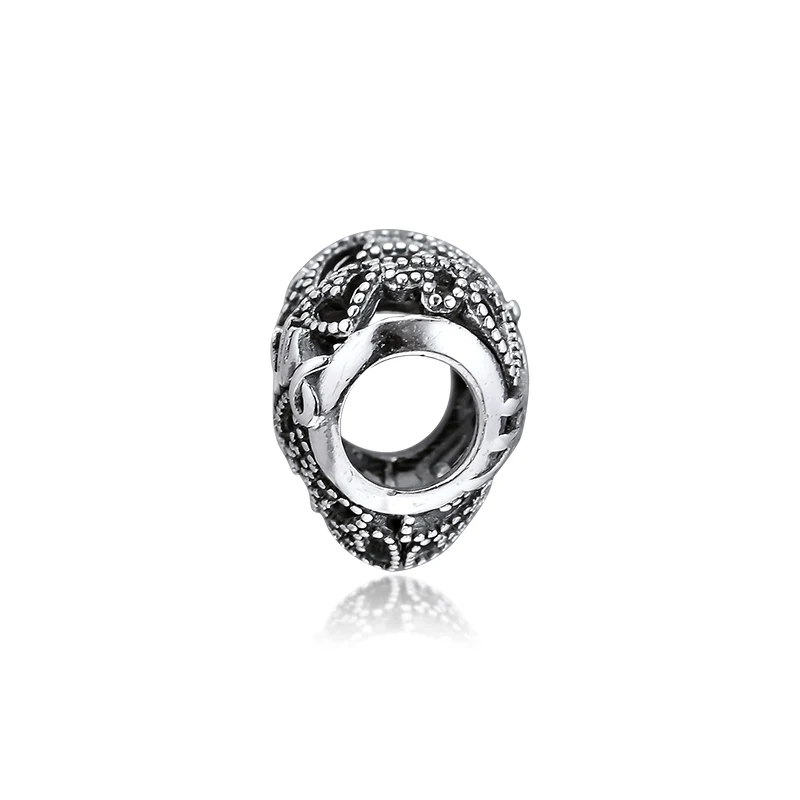 DIY Подходит для Pandora Подвески Браслеты Семейные бусины в форме сердца стерлингового серебра 925 пробы-ювелирные изделия