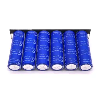 

6pcs/set Super Farad Capacitor 16V 16.6F High Current Ultracapacitor With Protection Board Row for For Car Automotive Rectifier