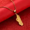 Madagascar Map Necklace Pendant Women Gold Color African Jewelry Africa Malagasy Maps 1
