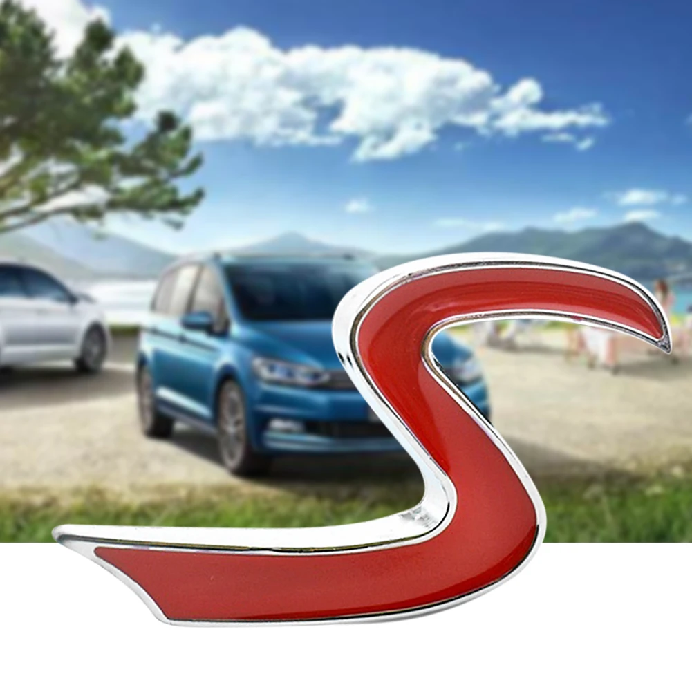 Мини-значок на переднюю решетку автомобиля красного цвета для Cooper SJCW, эмблемы и аксессуары для автомобиля