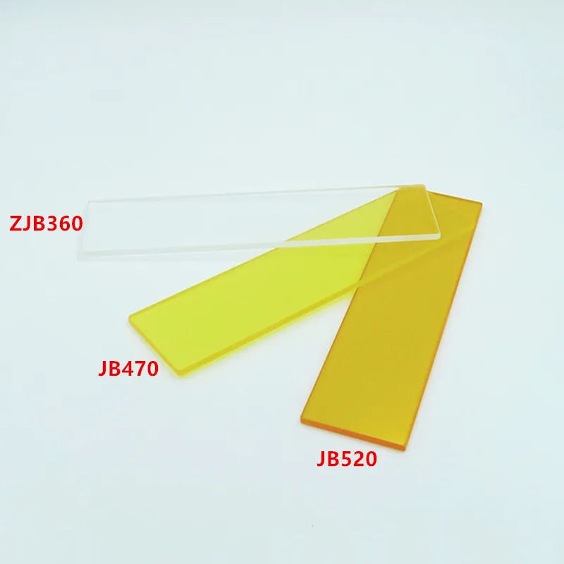 

ZJB360 Ultraviolet Glass Ultraviolet Filter with 360 nm Cut-off Long Wavepass Filter 150*38*3mm
