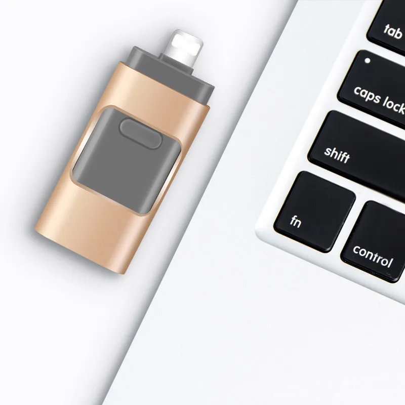 Флэш накопитель USB для iPhone X / 8/7/7 Plus 6 6s 5 SE ipad OTG Pen Drive HD Picture Stick 16 ГБ 32 64 128 Плюс DIY