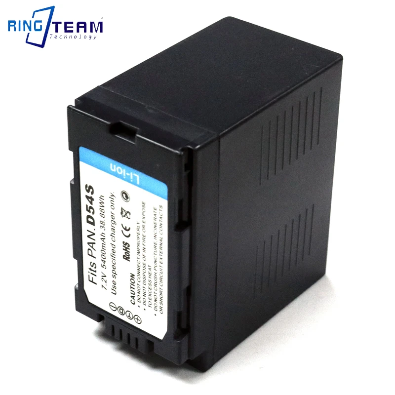 CGR-D54S Camera Battery 5400mAh for CGA-D54 AG-DVC180A AG-DVC30 CGA-D54SE/1B VW-VBD5 CGP-D54S Cameras | Электроника