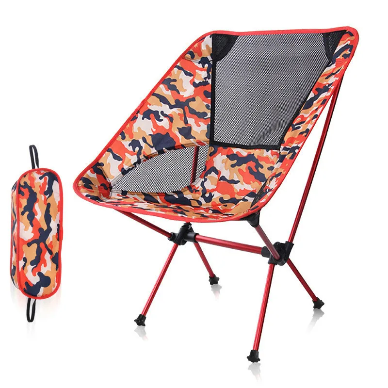 

Ultralight Folding Travel Chair Superhard High Load Outdoor Camping Chair Portable Beach Hiking Picnic Seat Fishing Tools Chair