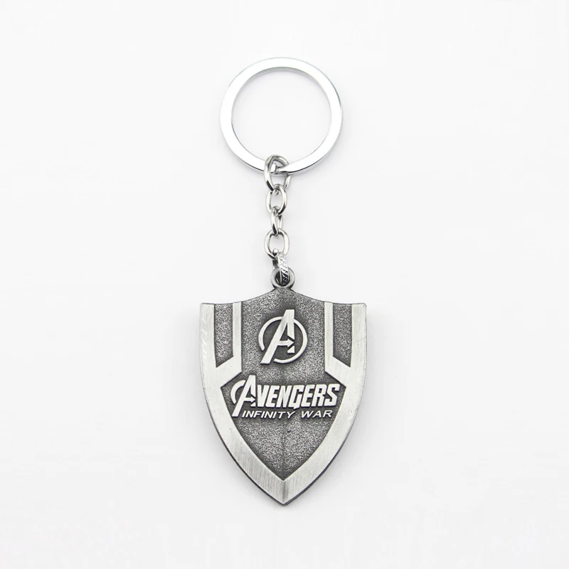 Marvel Мстители брелок, Тор молот танос рукавица брелок Капитан Америка щит Халк Бэтмен маска брелок - Цвет: 577