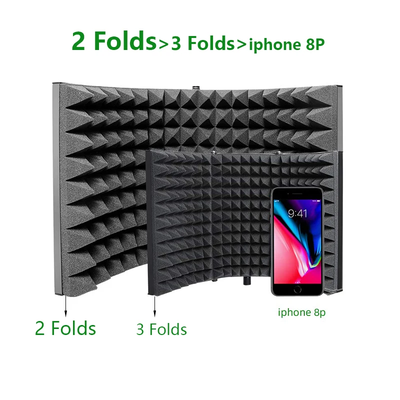 MAONO Alloy Foldable Microphone Acoustic Isolator