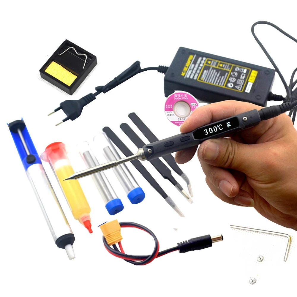 TS100 Mini ta nabilir ak ll programlanabilir elektrikli havya dijital 