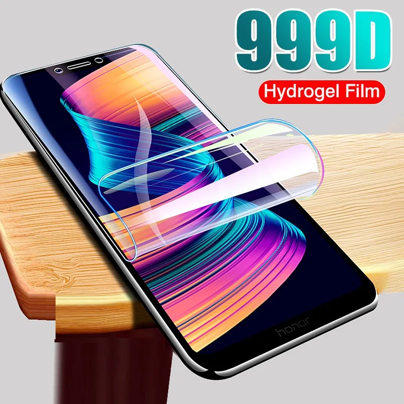 Protección de hidrogel película para Huawei Honor X10 9X 9A 9C 9S 8X 8A 8C 8S 20S 30S 9i 10i 20i Protector de pantalla película