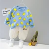 Hylkidhuosa-Conjuntos de ropa para bebés y niños, ropa informal para niños pequeños, camiseta de dibujos animados, pantalones, 2022 ► Foto 1/6