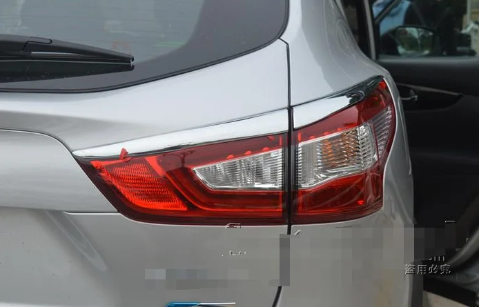 Хромированный задний светильник для бровей 4 шт. для Nissan Rogue Sport