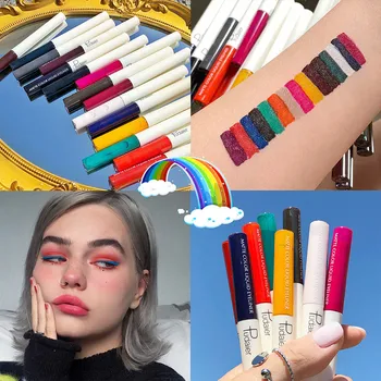 

15 Color Long Lasting Neon Liquid Eyeliner Makeup Waterproof Fast Dry Colorful Liquid Eyeliner Matte Multicolor Eye Liner