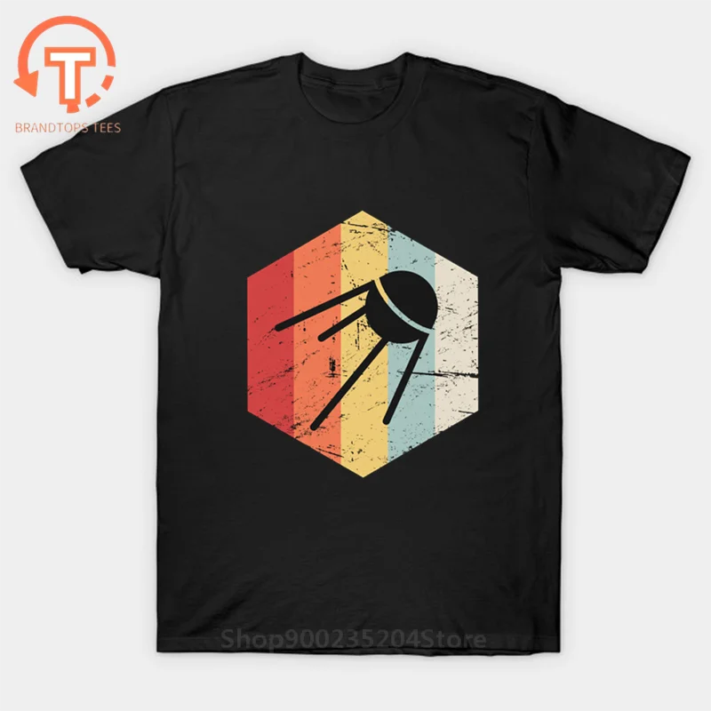 T-Shirt Da Uomo Retro Icona Espnik Cccp Russia Eroe Unione Sovietica Urss Era Spazio Interkosmos Boctok Rocket Buran Space Navetta