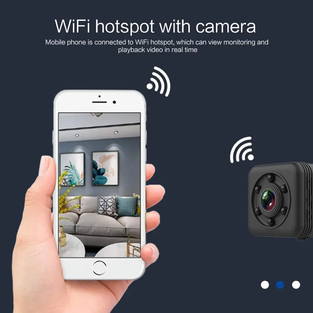 Новая ip камера SQ29 HD WIFI мини с магнитным корпусом микро ночного видения