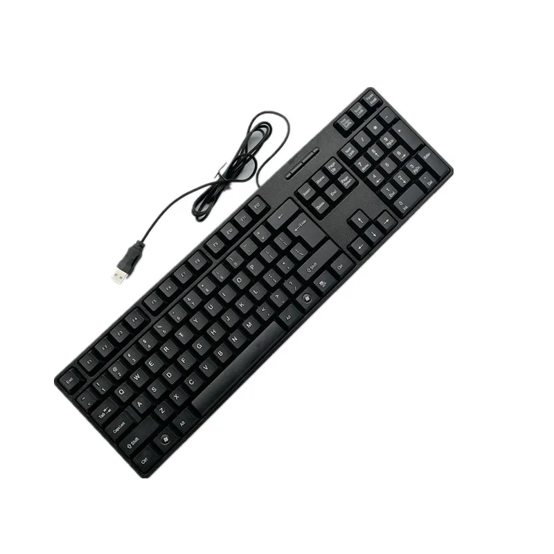 Multilingual Keycaps USB Wired Gaming Keyboard with 104 Keys