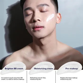 

Male Lazy Concealer Moisturizing Brighten Skin Color Toning Cream Face Cream