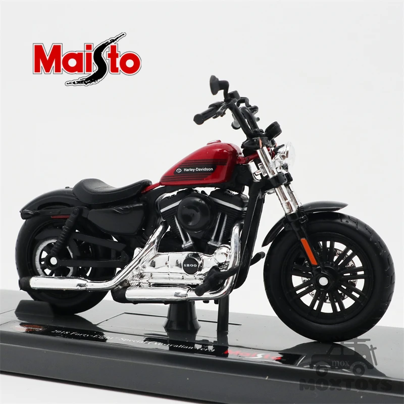 

Maisto 1:18 Harley-Davision 2018 Forty-Eight Special Wicked Red Diecast Model Motorcycle
