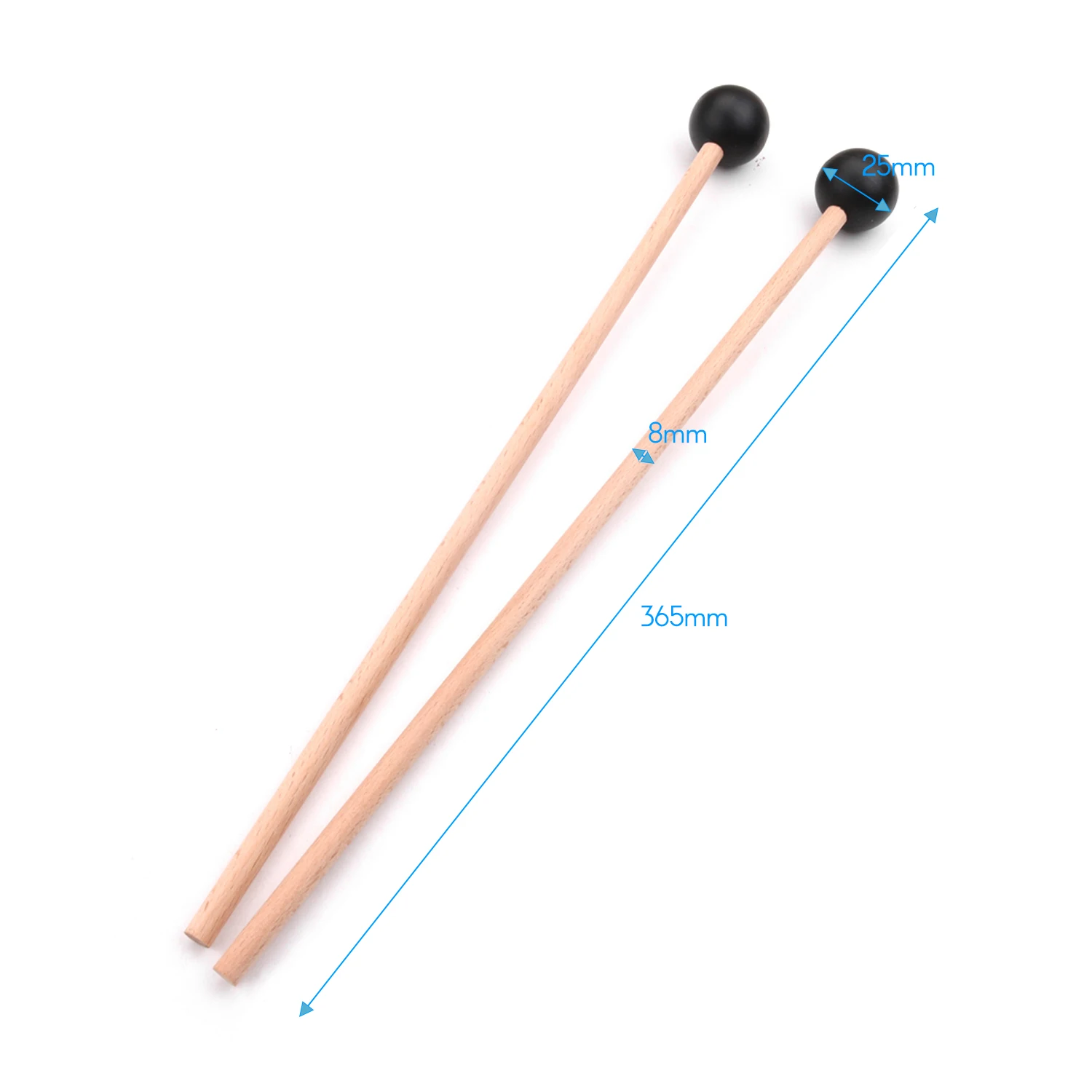 1 Pair Professional Xylophone Marimba Mallet Drumsticks Percussion Parts Length 365mm Percussion accessories drum sticks drum percussion accessories drum accessories