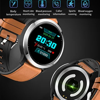 

F68 Color Screen Touch Bracelet Temperature Monitoring Call Reminder Multiple Exercise Mode Blood Pressure Watch Android IOS