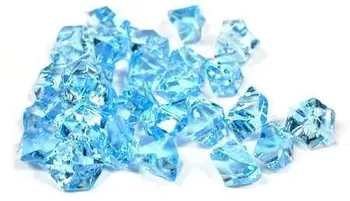 

Adeeing 2 Pounds of Blue Acrylic Ice Rock Vase Gems or Table Scatters