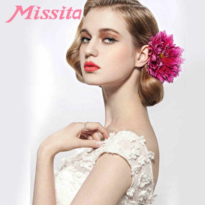 MISSITA 2019 Новое модное кольцо любовь кольца в виде сердца прозрачный CZ Подходит для