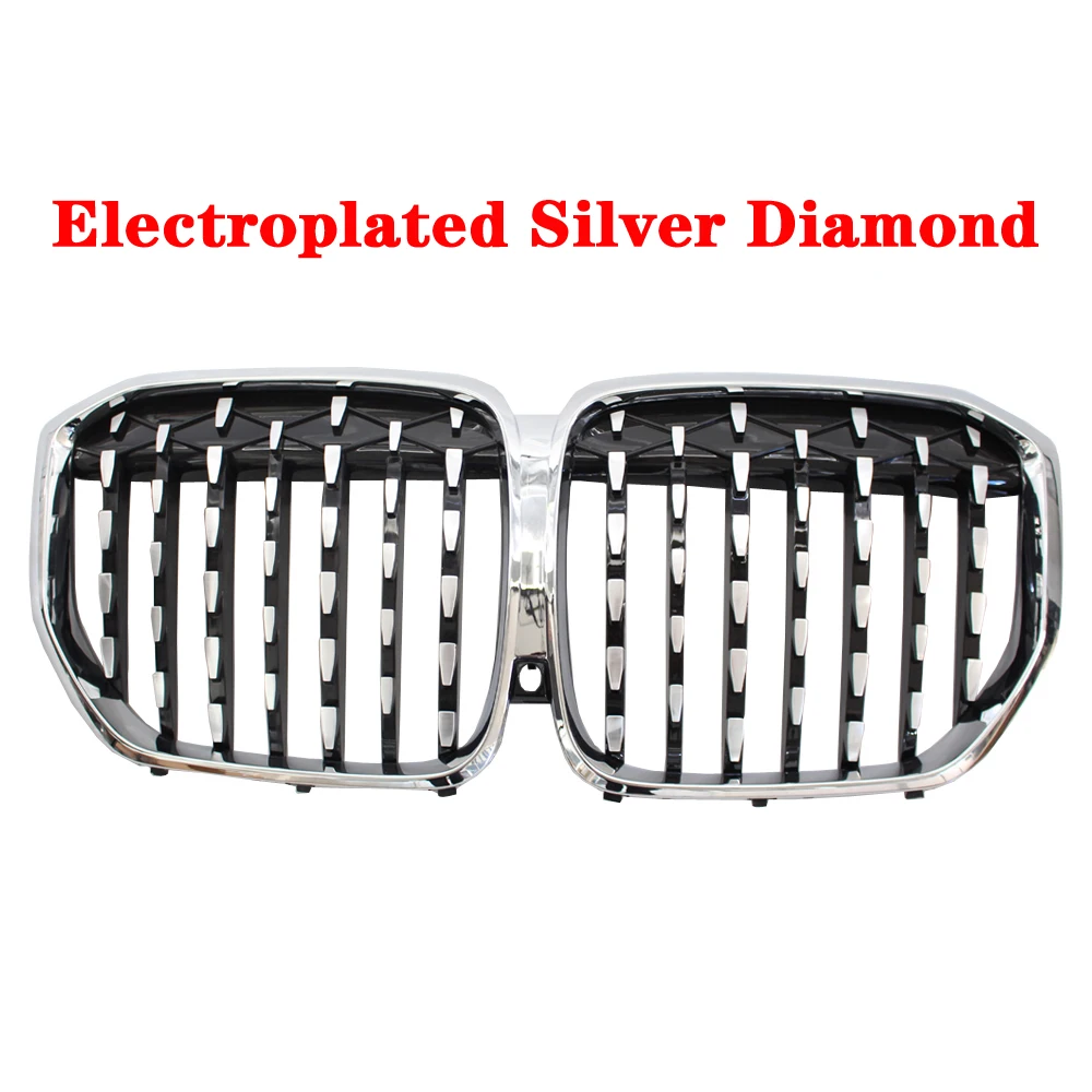 

For BMW X5 Series G05 2018-2020 Car styling Middle grille ABS plastic front bumper grill Auto Center Grille vertical bar