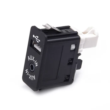 

For MINI R56 Input Socket Switch For MINI Cabrio R57 1PC AUX USB Black High quality