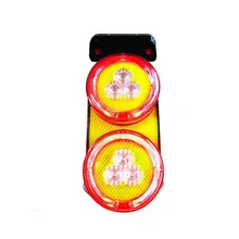 10 шт. красный Предупреждение ющий светильник для конуса, сильная мигающая модель