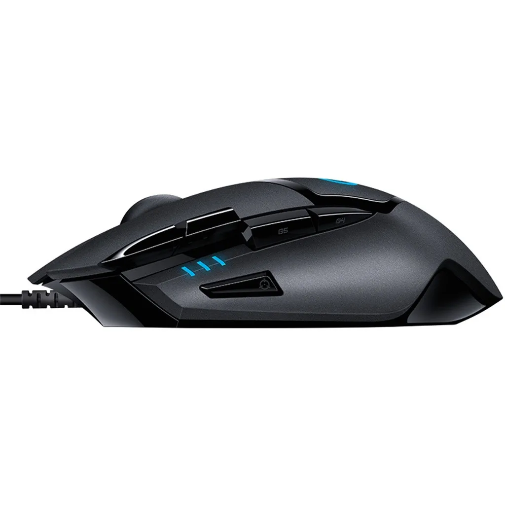 Проводная игровая RGB мышь 4000 dpi с 8 кнопками, программируемая оптическая мышь для компьютерных игр