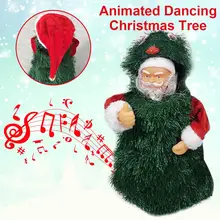 30 см Танцующая Рождественская Кукла электрическая вращающаяся на 360 градусов Танцующая Поющая игрушка для компаний школы украшения детский подарок