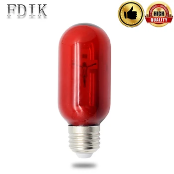 

E27 LED bulb Cross Jesus Church Bulb Red Flame Peaceful Mind Light 90-265V cathedral Bar Pray Hotel Square Decorative lamp