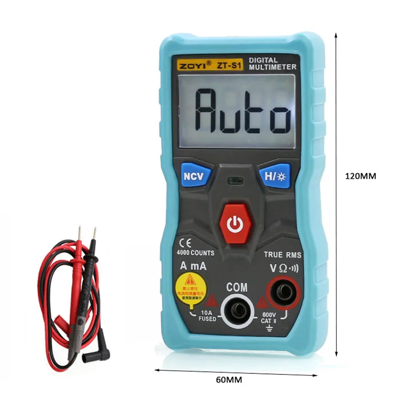 DT830B цифровой мультиметр AC/DC 750/1000 в ЖК-дисплей Портативный Вольтметр Амперметр Ом тестер Автоматический диапазон тока Измеритель сопротивления тестер - Цвет: ZTS1