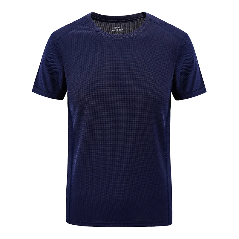 blue PEILOW размера плюс L~ 6XL 7XL 8XL2017 Весна Лето Мужская футболка с коротким рукавом быстросохнущая дышащая Фитнес хип-хоп Футболка мужская - Цвет: blue