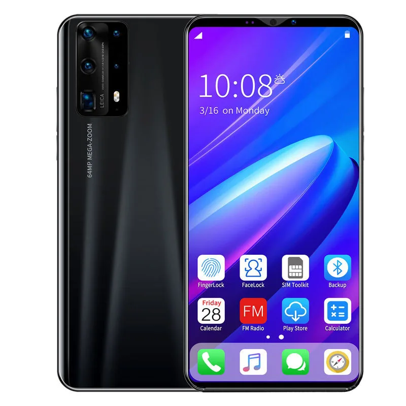 US $106.40 P40 Pro NEW Mobile Phone 5 Inch 4G Smartphone Global Version Full LargeScreen Android Undefined Mobile Phones Unlock Network